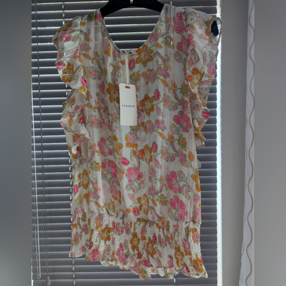 Woman sheer blouse